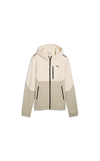 Puma Pumatech Full-Zip Hoodie Dk Erkek Günlük Ceket 63441587 Krem