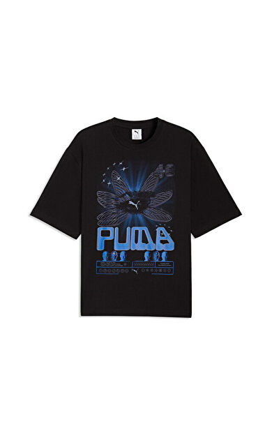 Puma Graphic Tee Erkek Günlük Tişört 63444301 Siyah