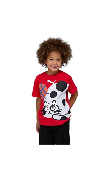 Puma 63454911 Sporty Cats Graphic Unisex Çocuk Tişört