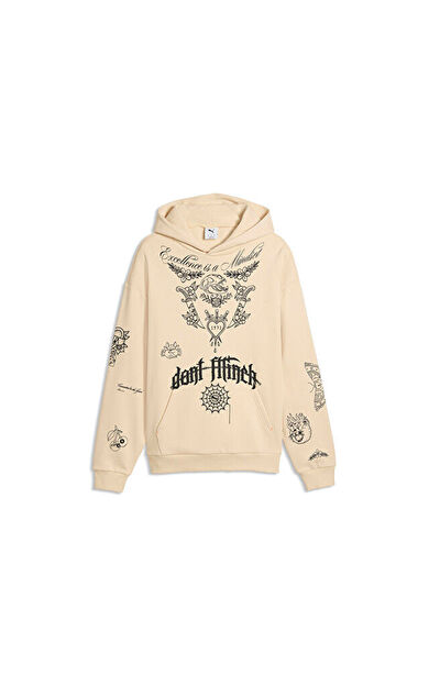 Puma Swish N  ink Hoodie Erkek Günlük Sweatshirts 63465501 Bej