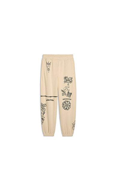 Puma Swish N  ink Sweatpants Erkek Günlük Eşofman Altı 63465601 Bej
