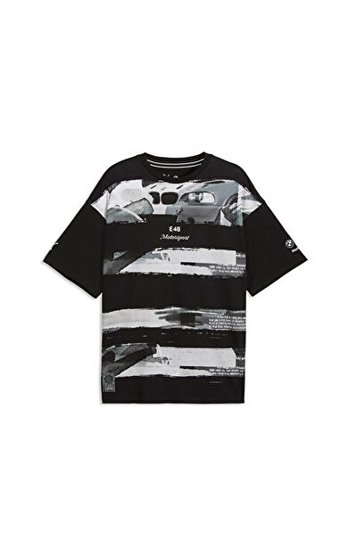 Puma Bmw Mms Lifestyle Tee Erkek Günlük Tişört 63480601 Siyah