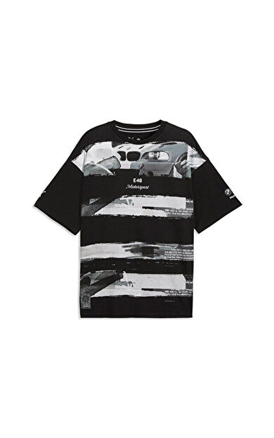 Puma Bmw Mms Lifestyle Tee Erkek Günlük Tişört 63480601 Siyah