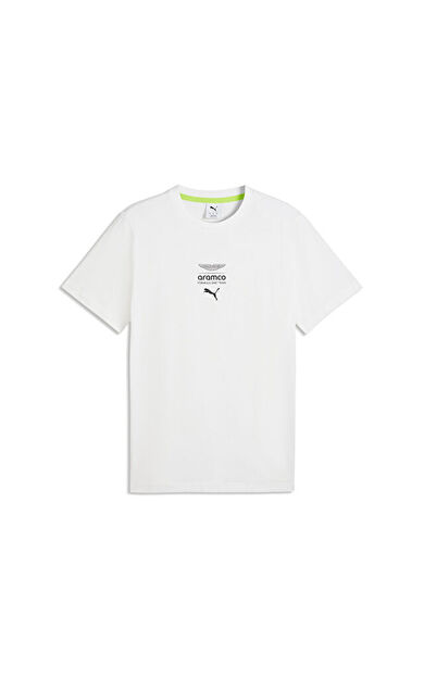 Puma Amf1 Essential Logo Tee 1 Erkek Günlük Tişört 63539302 Beyaz