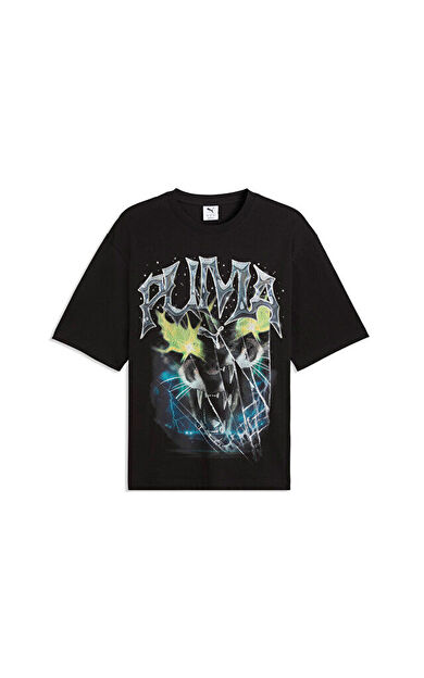Puma Graphic Tee Erkek Günlük Tişört 63566501 Siyah
