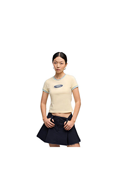 Puma FUTURE.PUMA.ARCHIVE TEE Kadın Günlük Tişört 63664688 Krem