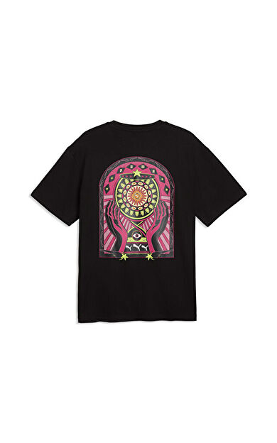 Puma GRAPHIC SUN RELAXED TEE Erkek Günlük Tişört 63675901 Siyah