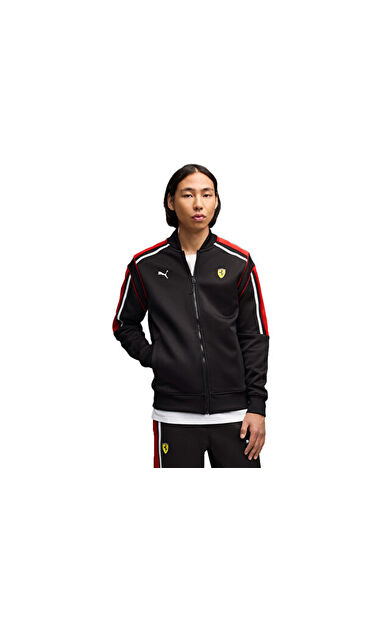Puma FERRARI MT7 TRACK JKT Erkek Günlük Ceket 63705701 Siyah