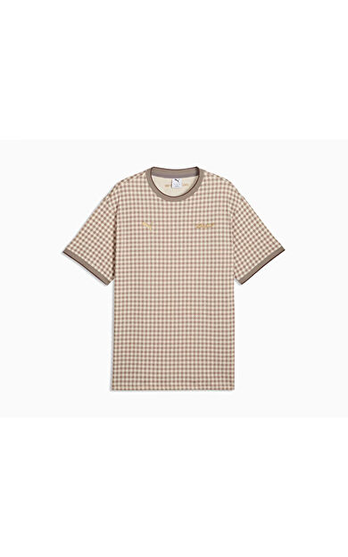 Puma PL LIFESTYLE TEE Erkek Günlük Tişört 63710410 Gri