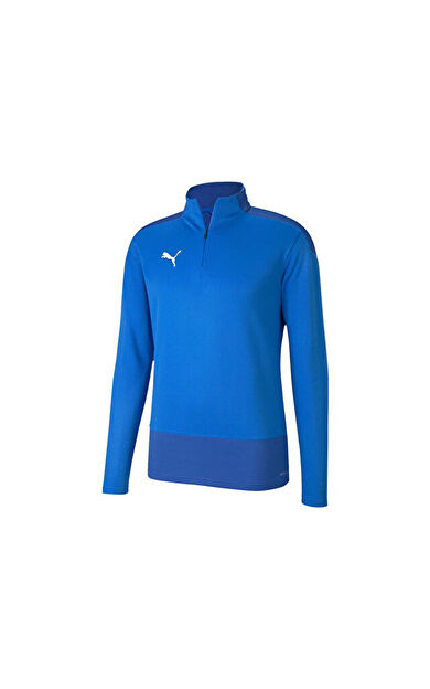 Puma Teamgoal 23 Training 1 4 Zip Top Erkek Futbol Antrenman Sweatshirts 65647602 Mavi