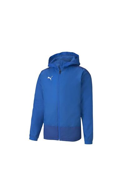 Puma Teamgoal 23 Training Rain Jacket Erkek Futbol Antrenman Yağmurluk 65655902 Mavi