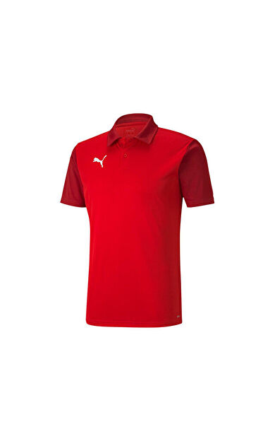 Puma Teamgoal 23 Sideline Polo Puma Red-Chili Erkek Futbol Polo Tişörtü 65657701 Kırmızı