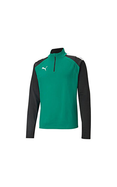 Puma Teamliga 1/4 Zip Top Erkek Futbol Ceketi 65723605 Yeşil