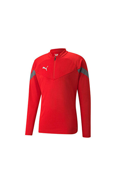 Puma Teamfinal Training 1/4 Zip Top Erkek Futbol Antrenman Ceketi 65737501 Kırmızı