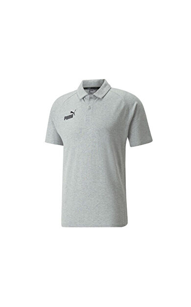 Puma Teamfinal Casuals Polo Erkek Futbol Polo Tişörtü 65738433 Gri