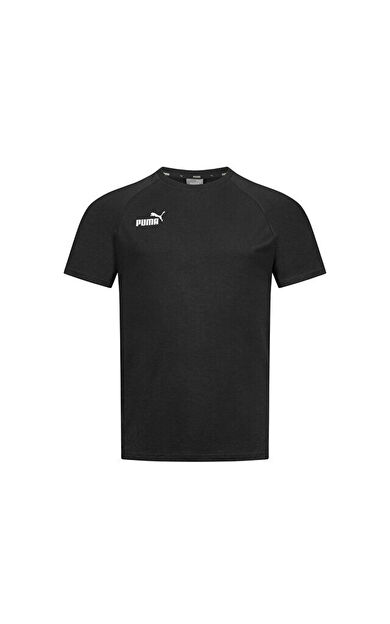 Puma Teamfinal Casuals Tee Erkek Futbol Tişörtü 65738503 Siyah