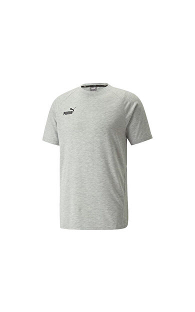 Puma Teamfinal Casuals Tee Erkek Futbol Tişörtü 65738533 Gri