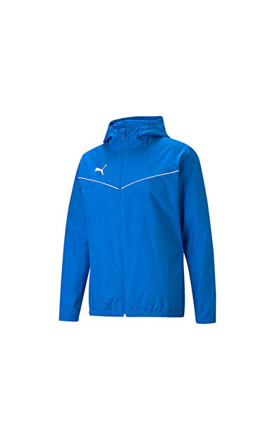 Puma Teamrise All Weather Jacket Erkek Futbol Antrenman Ceketi 65739602 Mavi