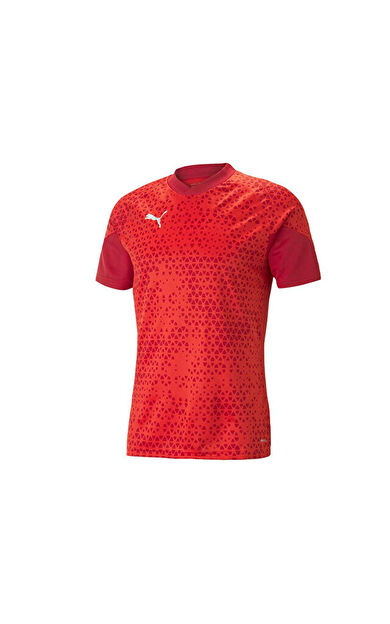 Puma Teamcup Training Jersey Erkek Futbol Tişörtü 65798401 Kırmızı