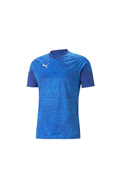 Puma Teamcup Training Jersey 65798402 Erkek Futbol Tişörtü Mavi