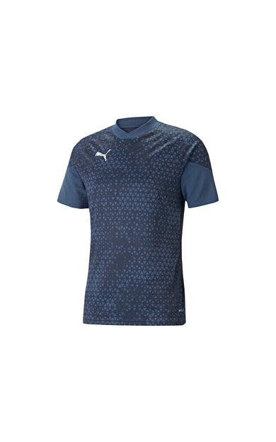 Puma Teamcup Training Jersey Erkek Futbol Tişörtü 65798406 Lacivert
