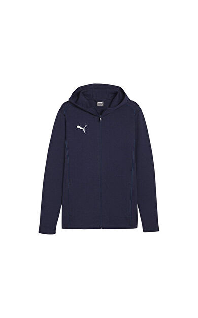 Puma Teamfinal Casuals Hooded Erkek Futbol Ceketi 65852806 Lacivert