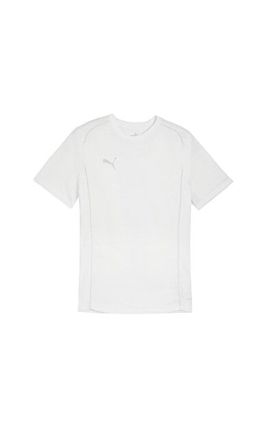 Puma Teamfinal Casuals Tee Erkek Futbol Tişörtü 65854404 Beyaz