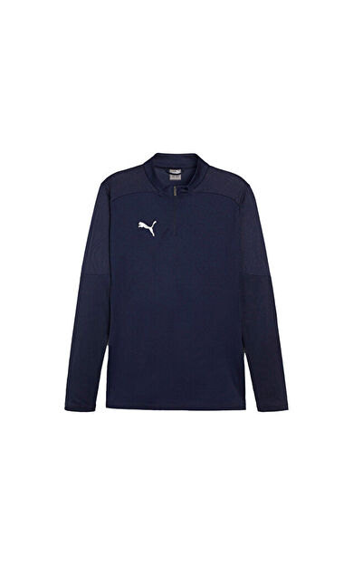 Puma Teamfinal Training 1/4 Zip Erkek Futbol Antrenman Uzun Kollu Üst 65855106 Lacivert