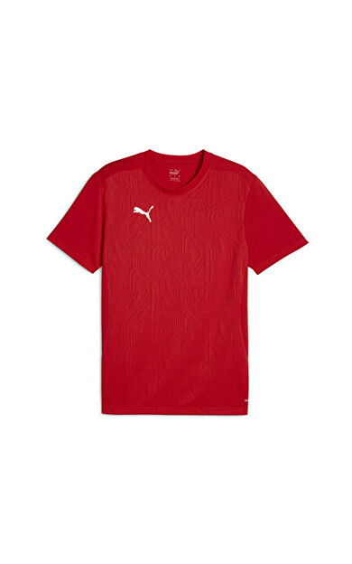 Puma Teamfinal Training Jersey Erkek Futbol Antrenman Tişörtü 65855701 Kırmızı