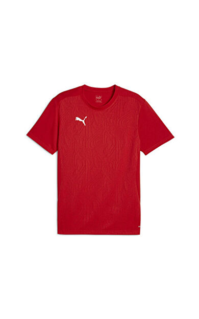 Puma Teamfinal Training Jersey Erkek Futbol Antrenman Tişörtü 65855701 Kırmızı