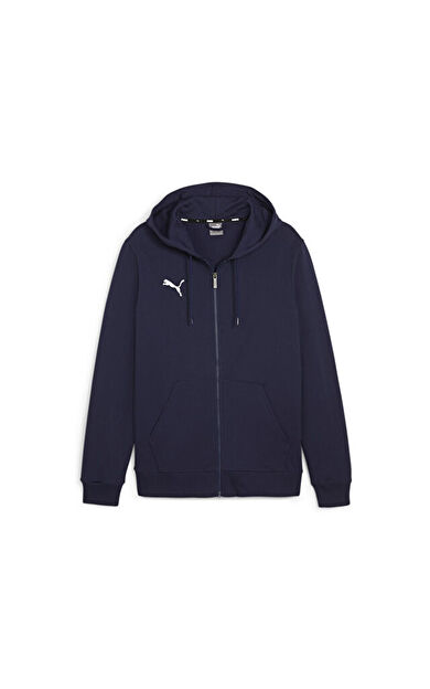 Puma Teamgoal Casuals Hooded Erkek Futbol Ceketi 65859506 Lacivert