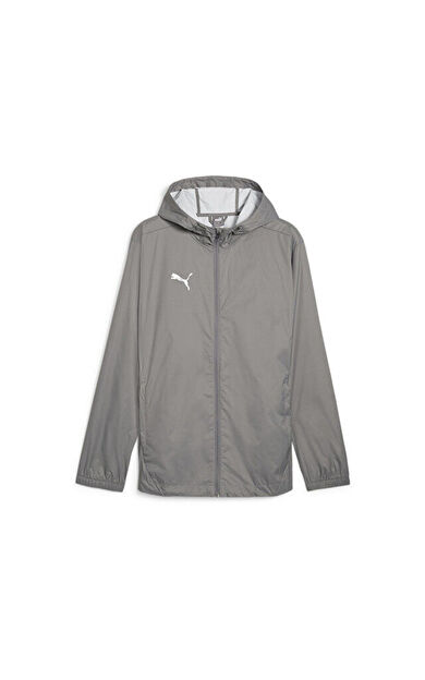 Puma Teamfinal Allweather Jkt Erkek Futbol Antrenman Yağmurluk 65859913 Gri