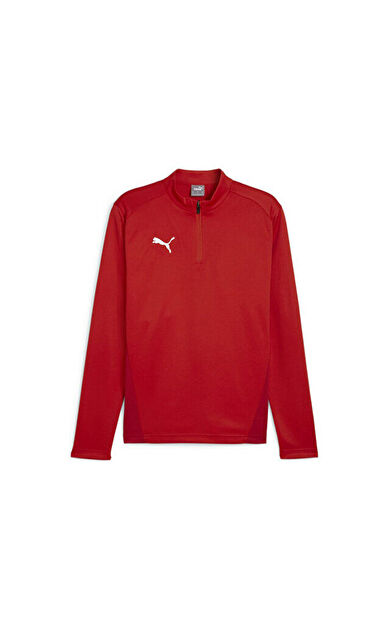 Puma Teamgoal Training 1/4 Zıp Top Erkek Futbol Antrenman Sweatshirts 65862901 Kırmızı