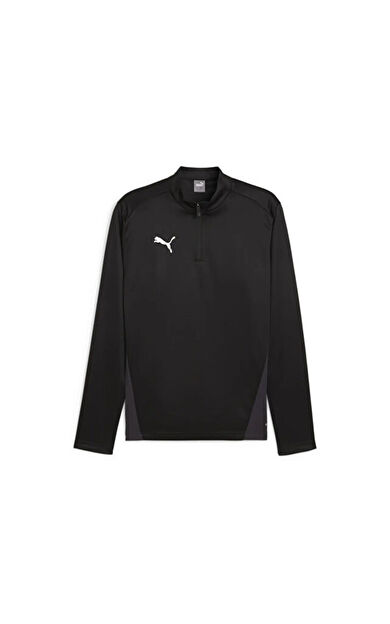 Puma Teamgoal Training 1/4 Zıp Top Erkek Futbol Antrenman Sweatshirts 65862903 Siyah