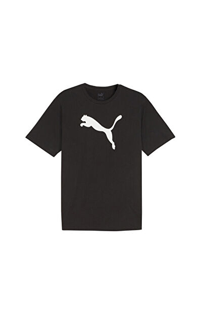 Puma Teamrise Logo Jersey Cotton Erkek Günlük Tişört 65870503 Siyah