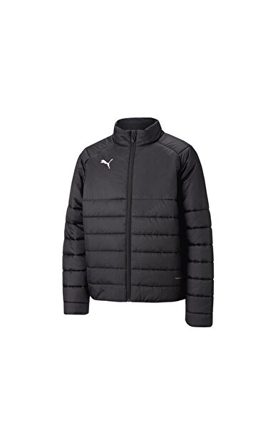 Puma Teamliga Padded Jacket Zip Erkek Futbol Kamp Montu 65879903 Siyah