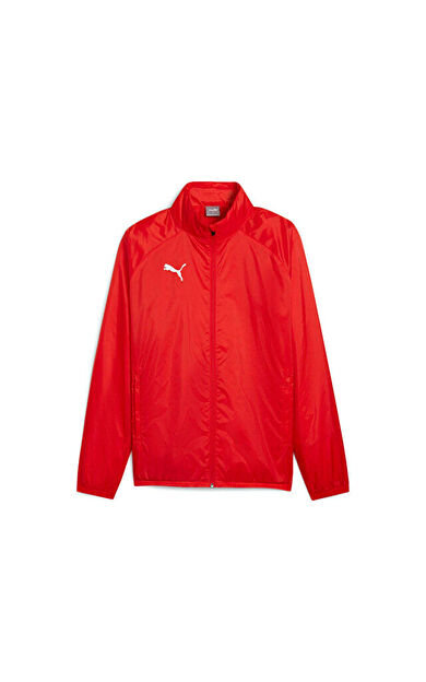 Puma Teamgoal All Weather Jacket Erkek Futbol Antrenman Yağmurluk 65903801 Kırmızı