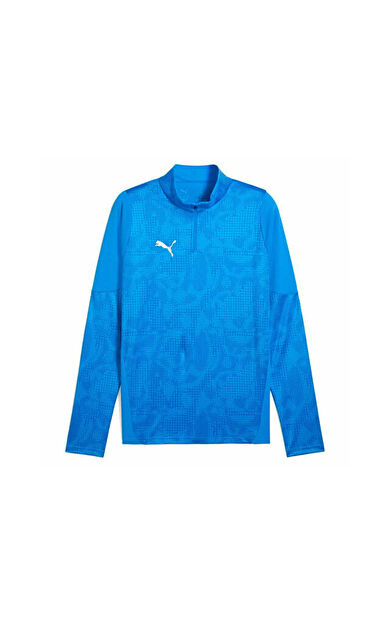 Puma Teamcup Training 1/4 Zip Top Erkek Futbol Uzun Kollu Antrenman Üstü 65916402 Beyaz