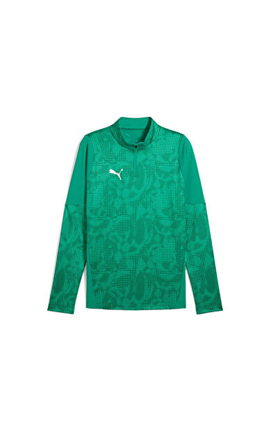 Puma Teamcup Traınıng 1/4 Zıp Top Erkek Futbol Uzun Kollu Antrenman Üstü 65916405 Yeşil