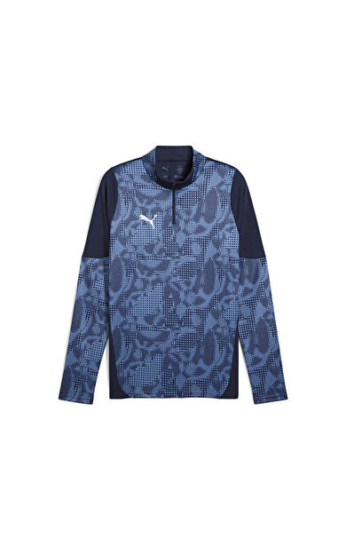 Puma Teamcup Traınıng 1/4 Zıp Top Erkek Futbol Uzun Kollu Antrenman Üstü 65916406 Lacivert