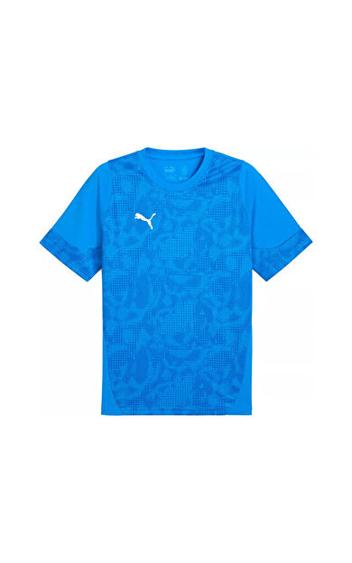 Puma Teamcup Traınıng Jersey Erkek Futbol Tişörtü 65916702 Mavi