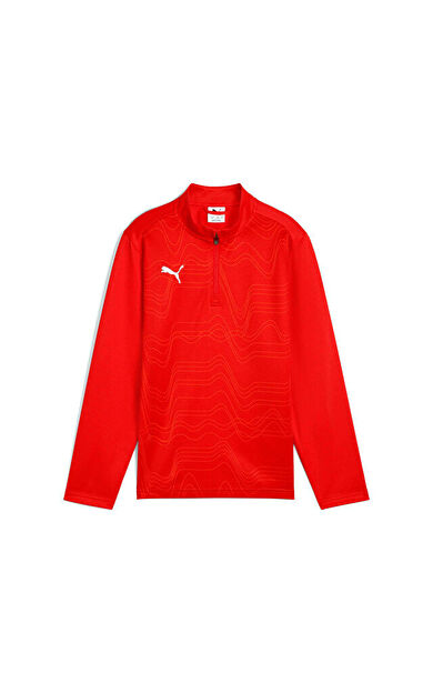 Puma Teamgoal Trg 1/4 Zip Top Gpc Erkek Futbol Antrenman Uzun Kollu Tişört 66006601 Siyah