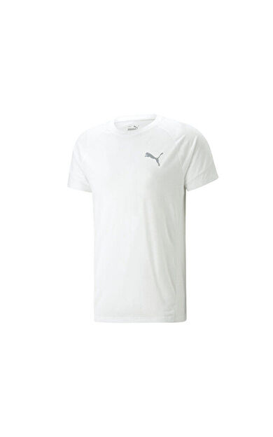 Puma Evostripe Tee Erkek Günlük Tişört 67331102 Beyaz