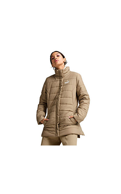 Puma Ess+ Padded Jacket Kadın Günlük Mont 67536467 Kahverengi