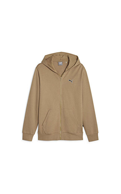 Puma Better Essentials Full-Zip Hoodie Erkek Günlük Ceket 67597985 Kahverengi