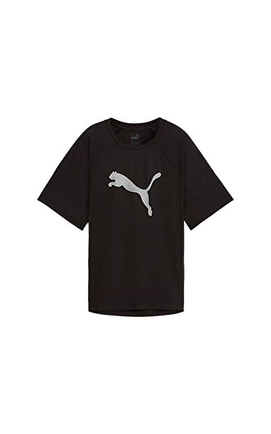 Puma Evostripe Graphic Tee Kadın Günlük Tişört 67787601 Siyah