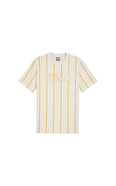 Puma Puma Squad Aop Tee Erkek Günlük Tişört 67897387 Bej