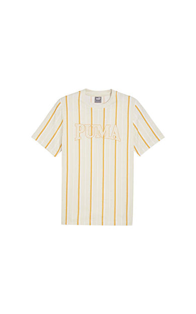 Puma Puma Squad Aop Tee Erkek Günlük Tişört 67897387 Bej