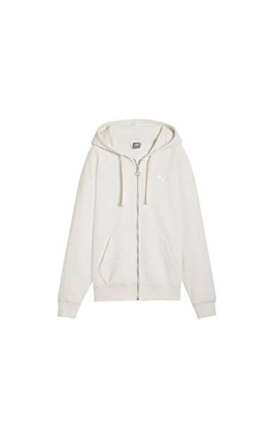 Puma Her Full-Zip Hoodie Kadın Günlük Ceket 68163605 Beyaz