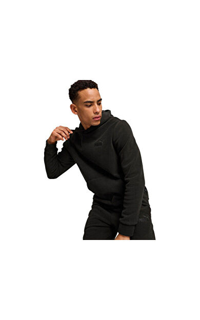 Puma Ess Elevated Hoodie Erkek Günlük Sweatshirts 68189201 Siyah